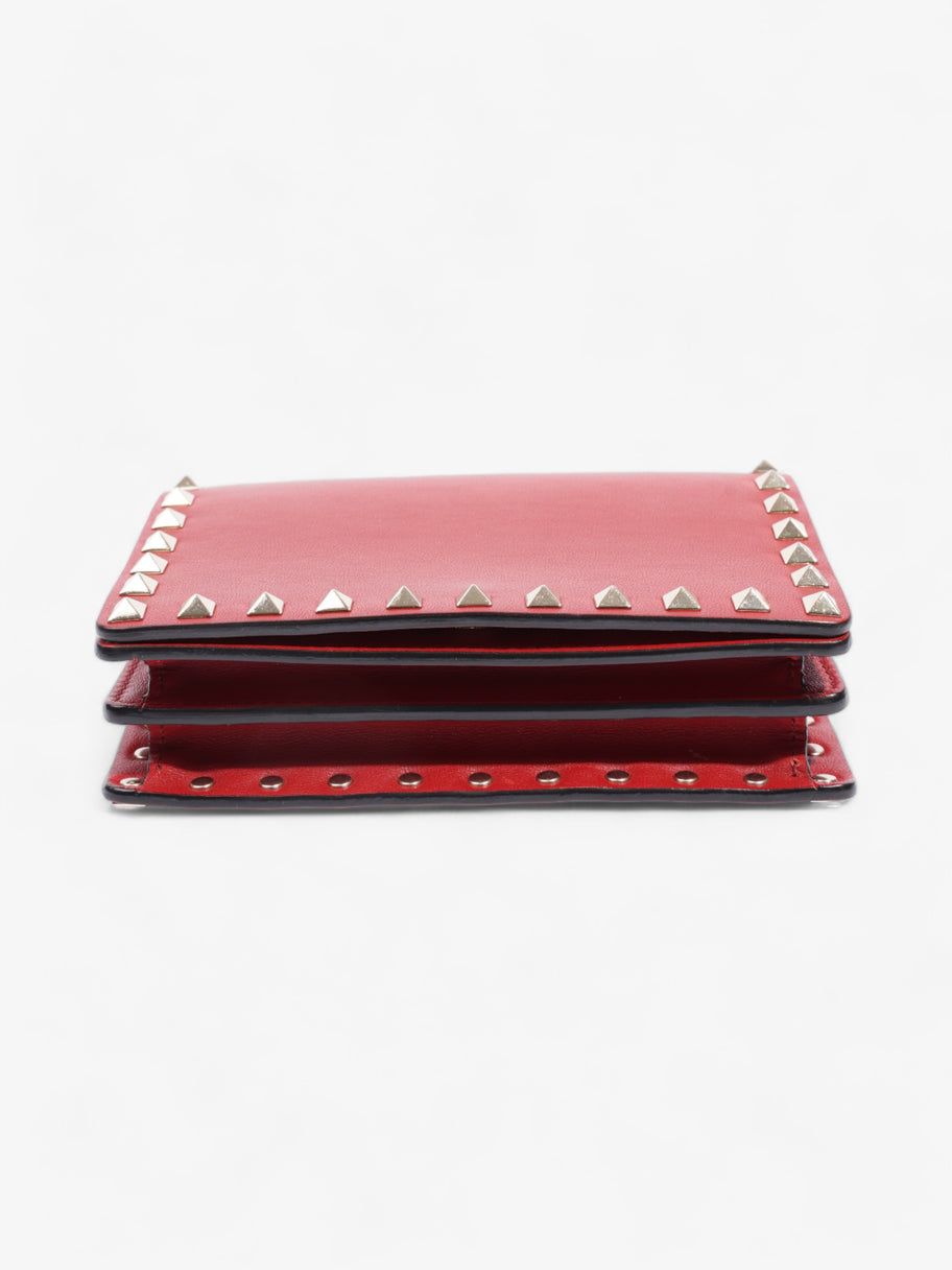 Valentino Rockstud Chain Red Leather Image 6