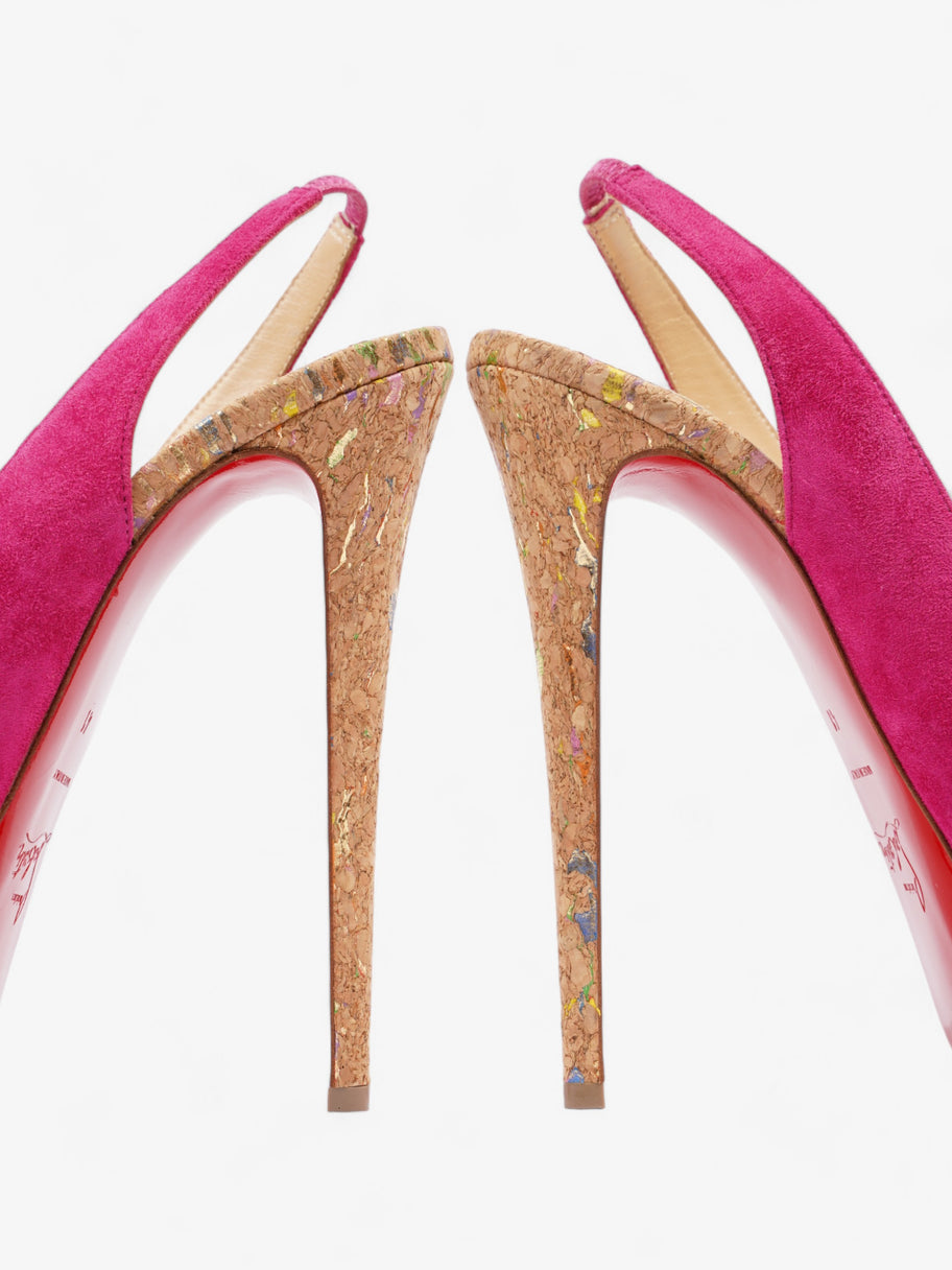 Christian Louboutin Lady Peep  140 Pink Suede EU 41 UK 8 Image 9