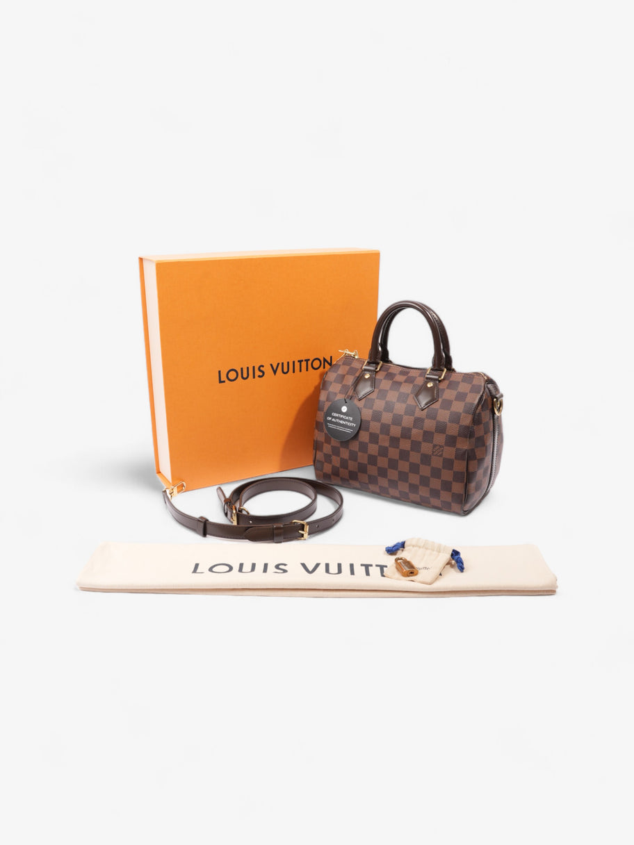 Louis Vuitton Speedy Bandoulière 25 Damier Ebene Coated Canvas Image 9