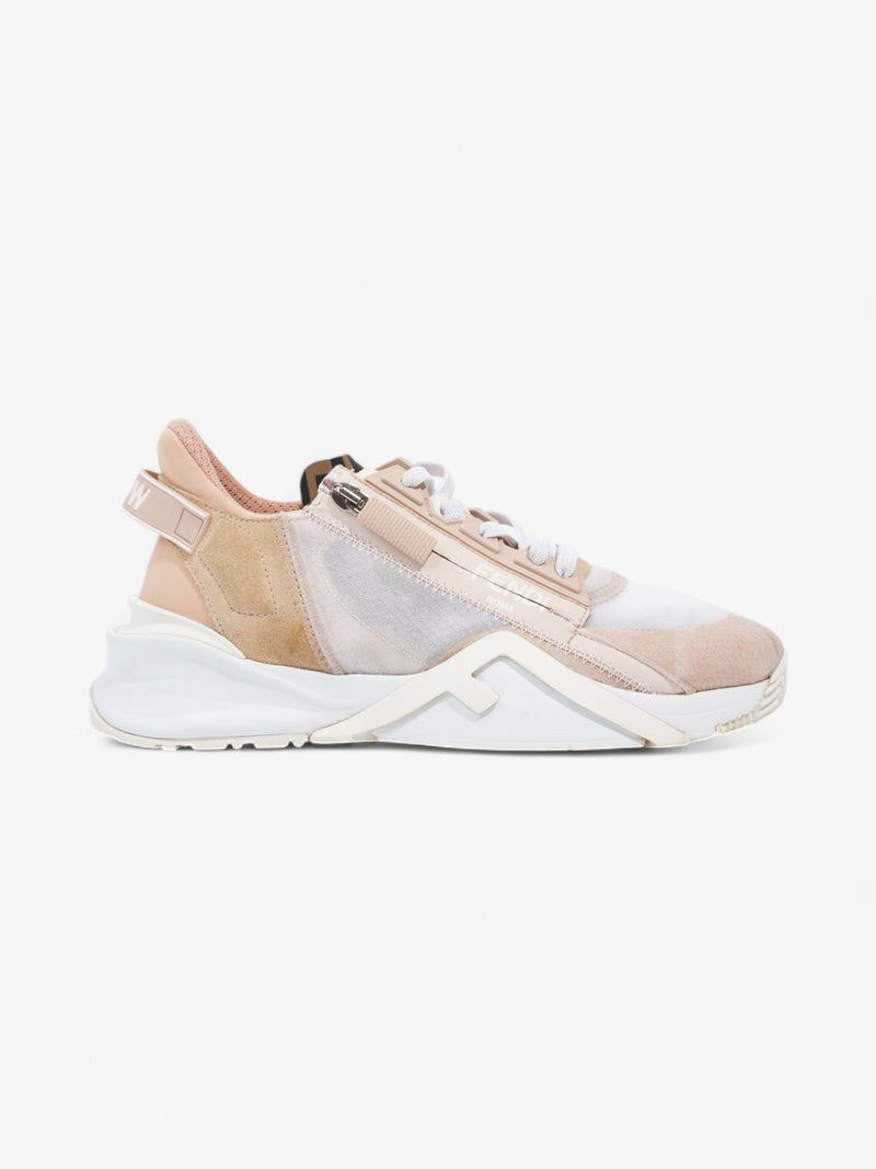  Fendi Flow Sneakers Nude / Beige  Mesh EU 37 UK 4