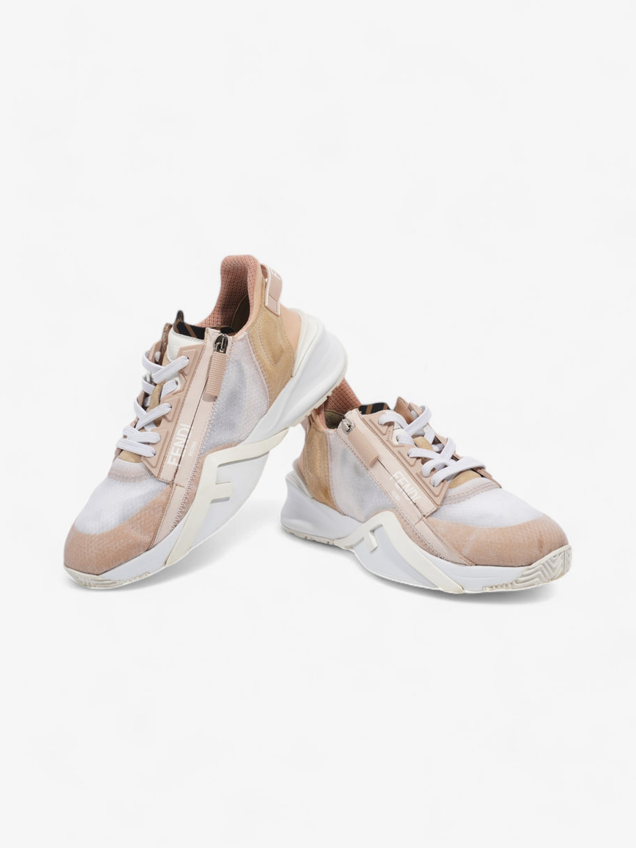 Fendi Flow Sneakers Nude / Beige  Mesh EU 37 UK 4 Image 9