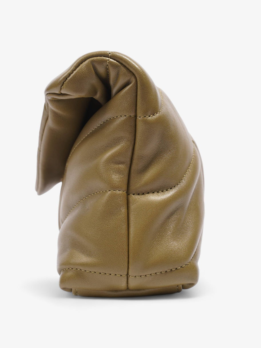 Toy Puffer Khaki Lambskin Leather Image 3