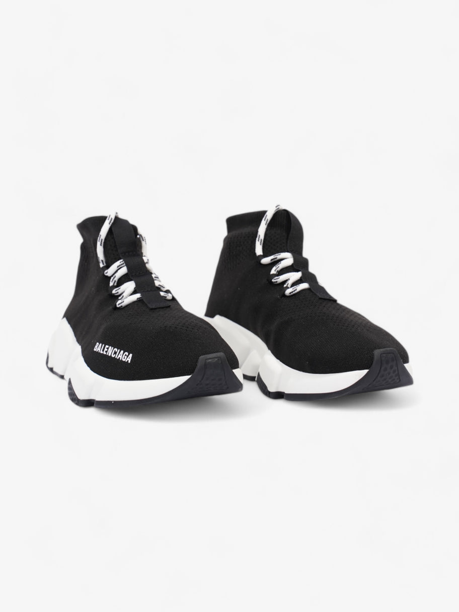 Balenciaga Speed Lace-Up Black / White Knit EU 37 UK 4 Image 2