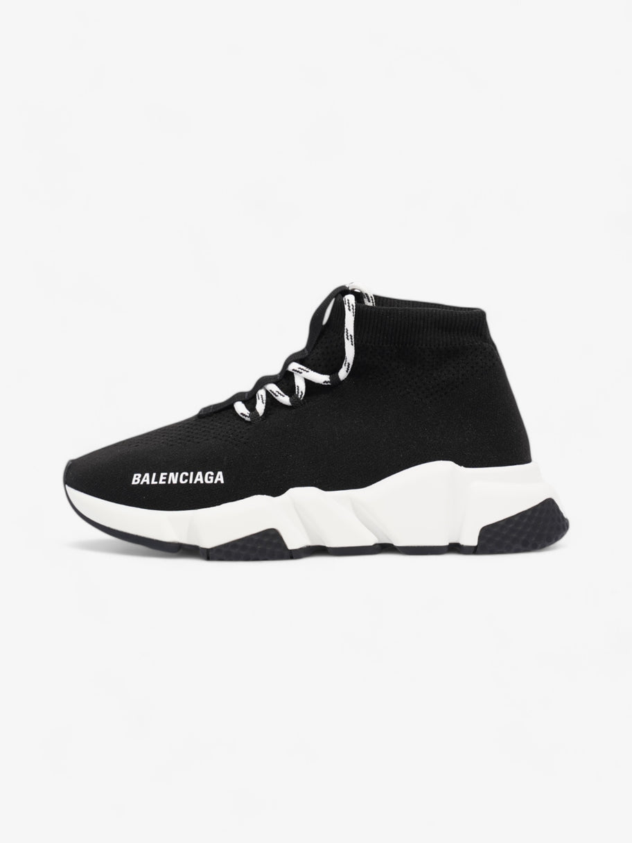 Balenciaga Speed Lace-Up Black / White Knit EU 37 UK 4 Image 5