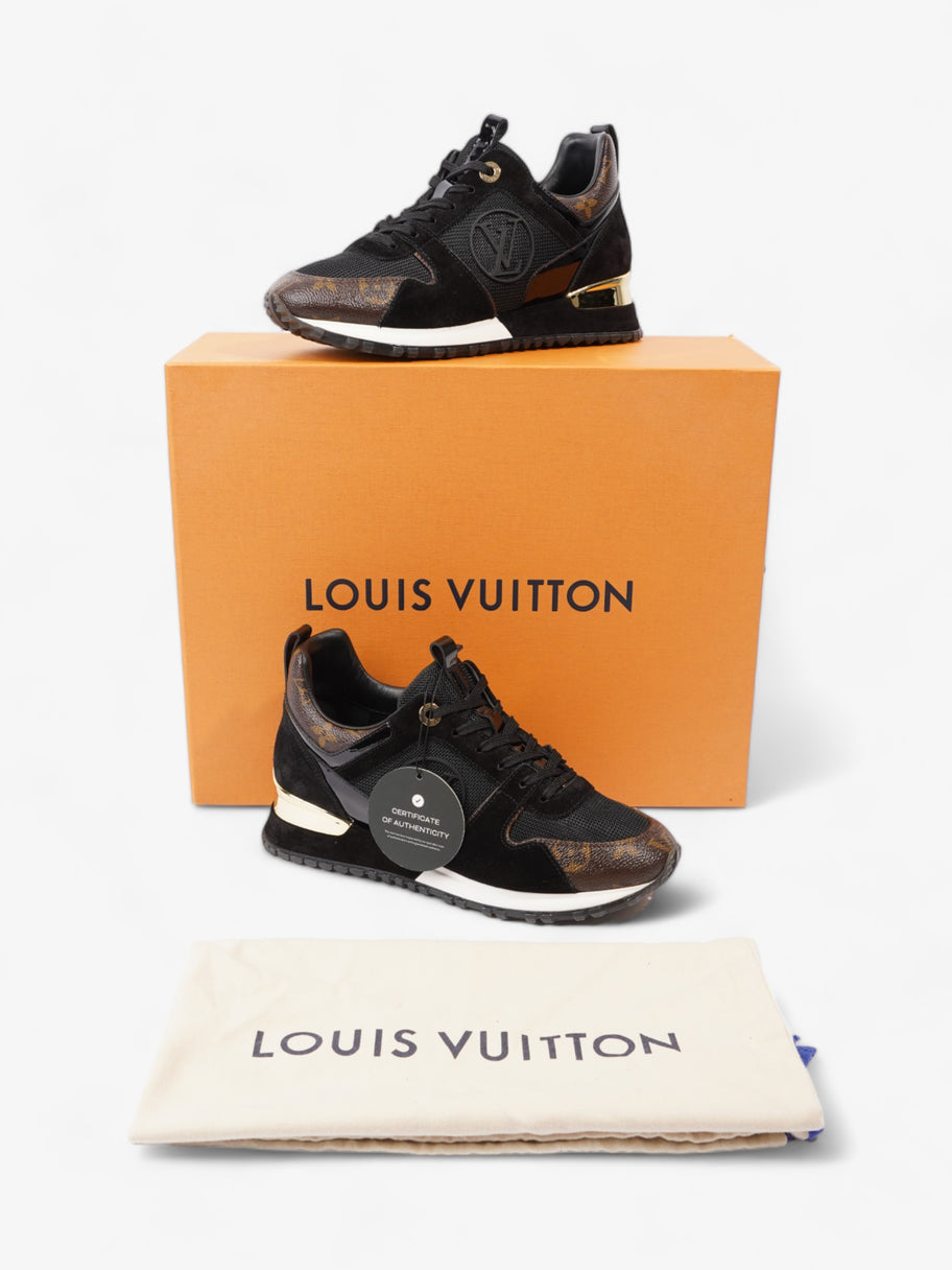 Louis Vuitton Run Away Black / Monogram Suede EU 36 UK 3 Image 11