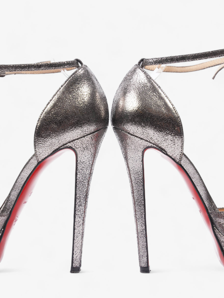 Christian Louboutin Ronda Dina Heels 120 Metallic Leather EU 36 UK 3 Image 10