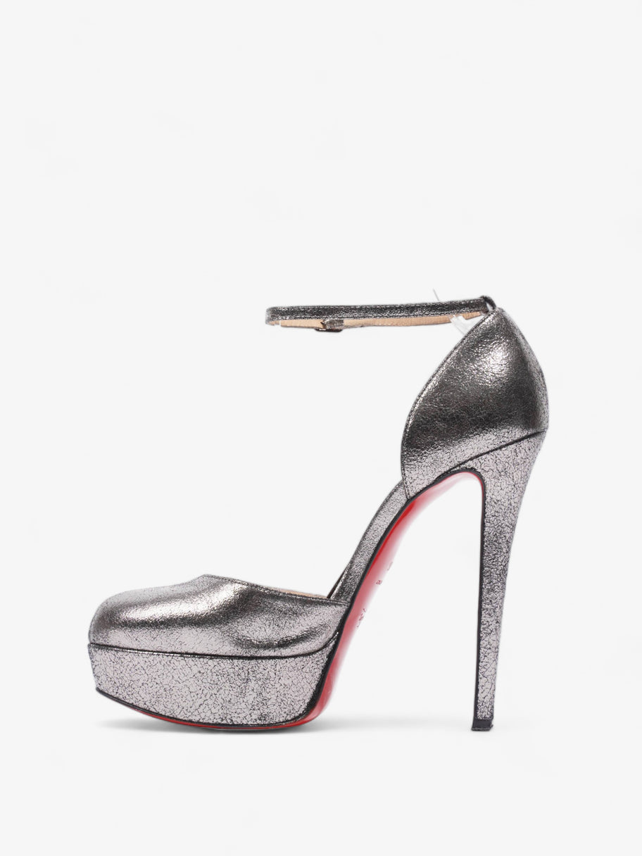 Christian Louboutin Ronda Dina Heels 120 Metallic Leather EU 36 UK 3 Image 3