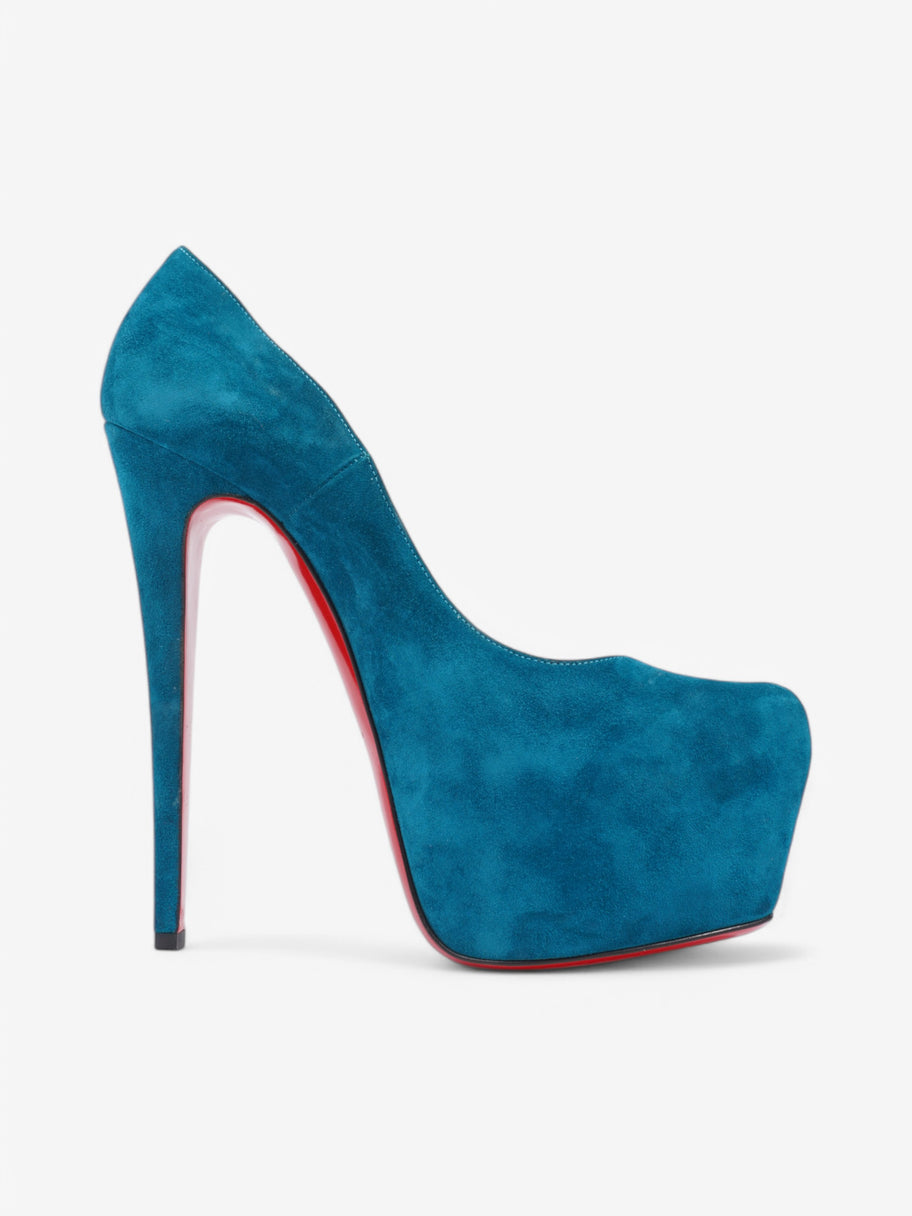 Christian Louboutin Daffodile 160 Dark Turquoise Suede EU 39.5 UK 6.5 Image 4