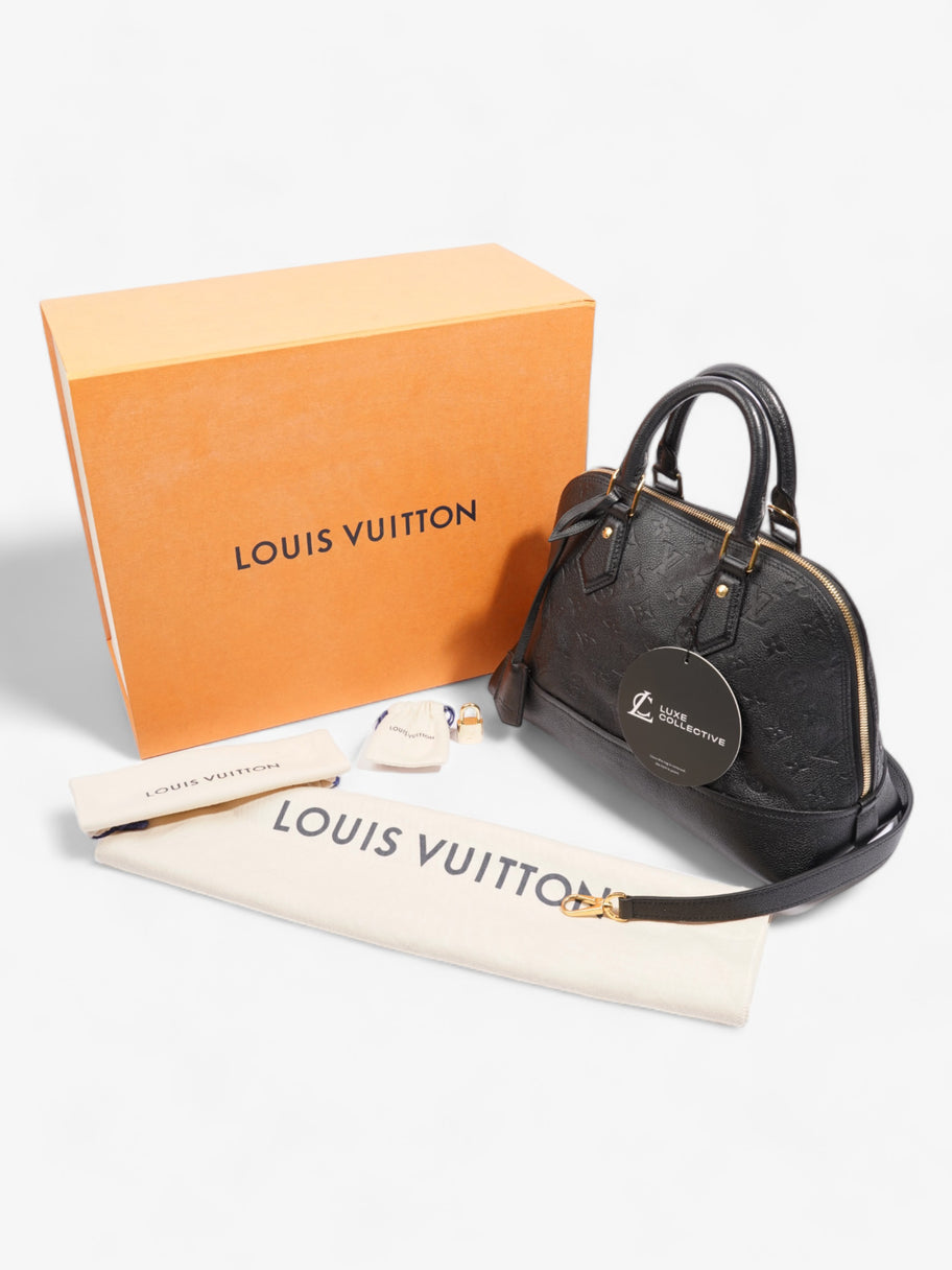 Louis Vuitton Neo Alma PM Black Empreinte Leather Image 9