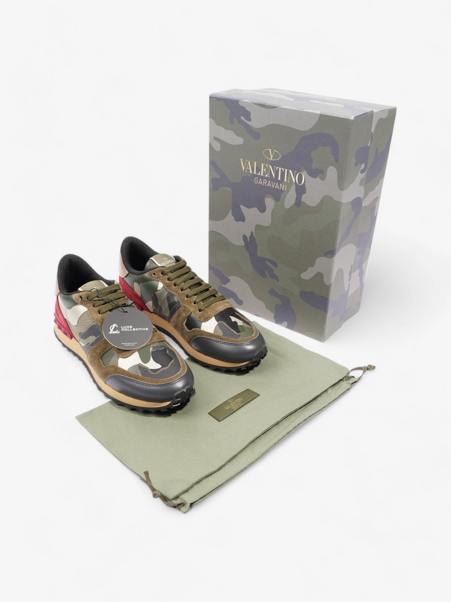 Valentino Rockrunner Khaki Camo / Red Suede EU 38 UK 5 Image 10