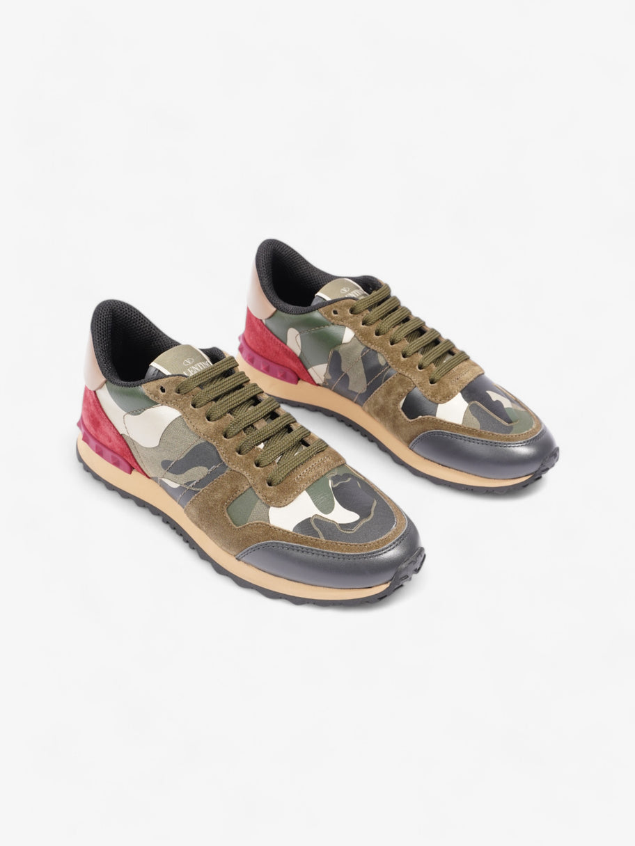 Valentino Rockrunner Khaki Camo / Red Suede EU 38 UK 5 Image 2