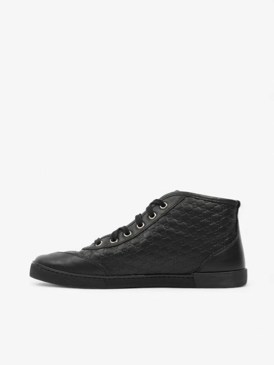 Microguccissima High-tops Black Embossed Leather EU 37 UK 4 Image 3