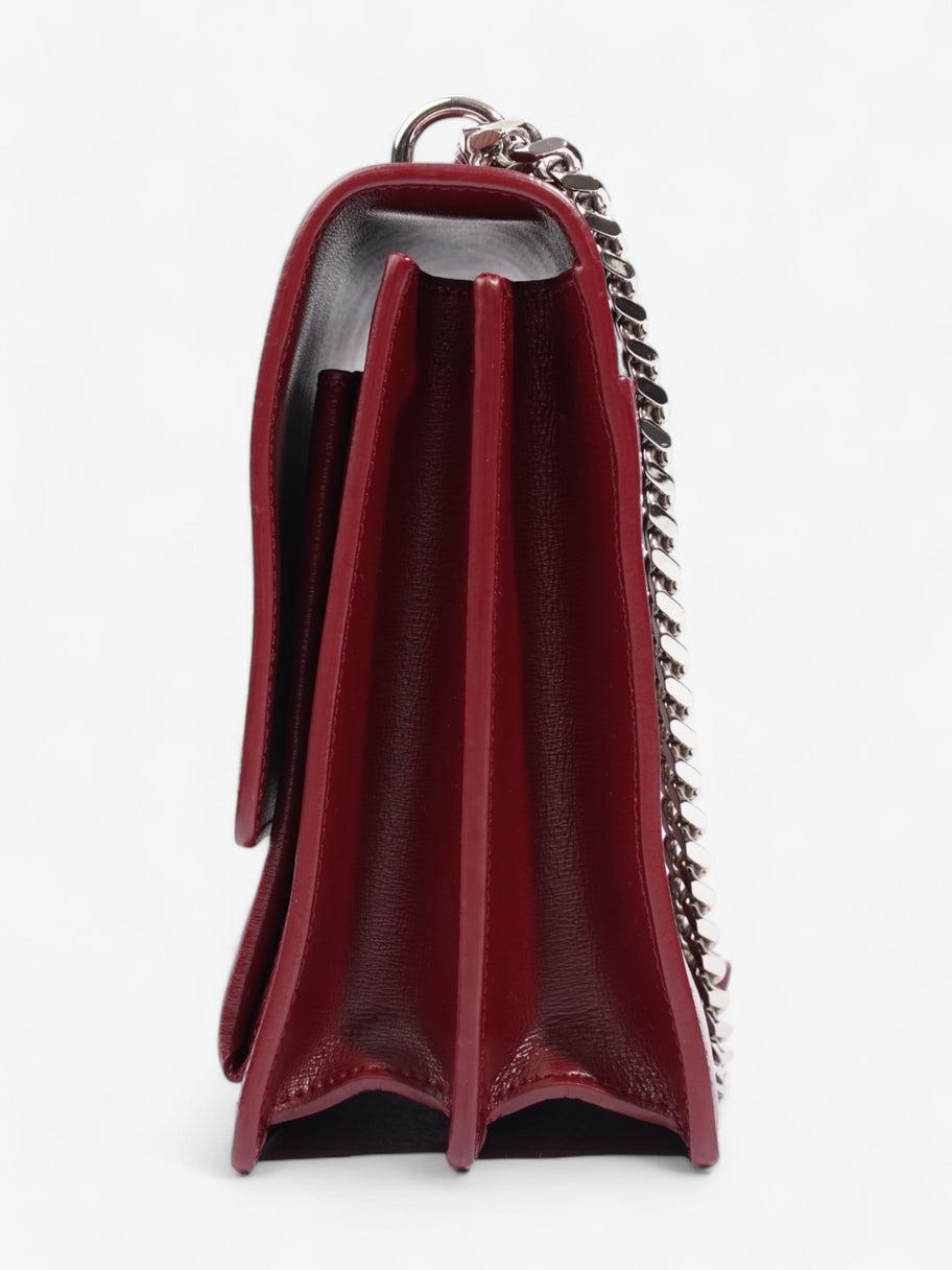 Saint Laurent Sunset Deep Red Calfskin Leather Image 3