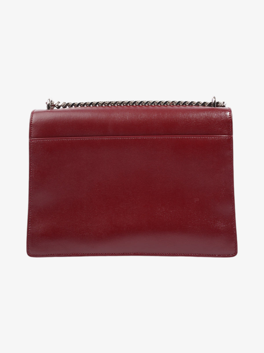 Saint Laurent Sunset Deep Red Calfskin Leather Image 4