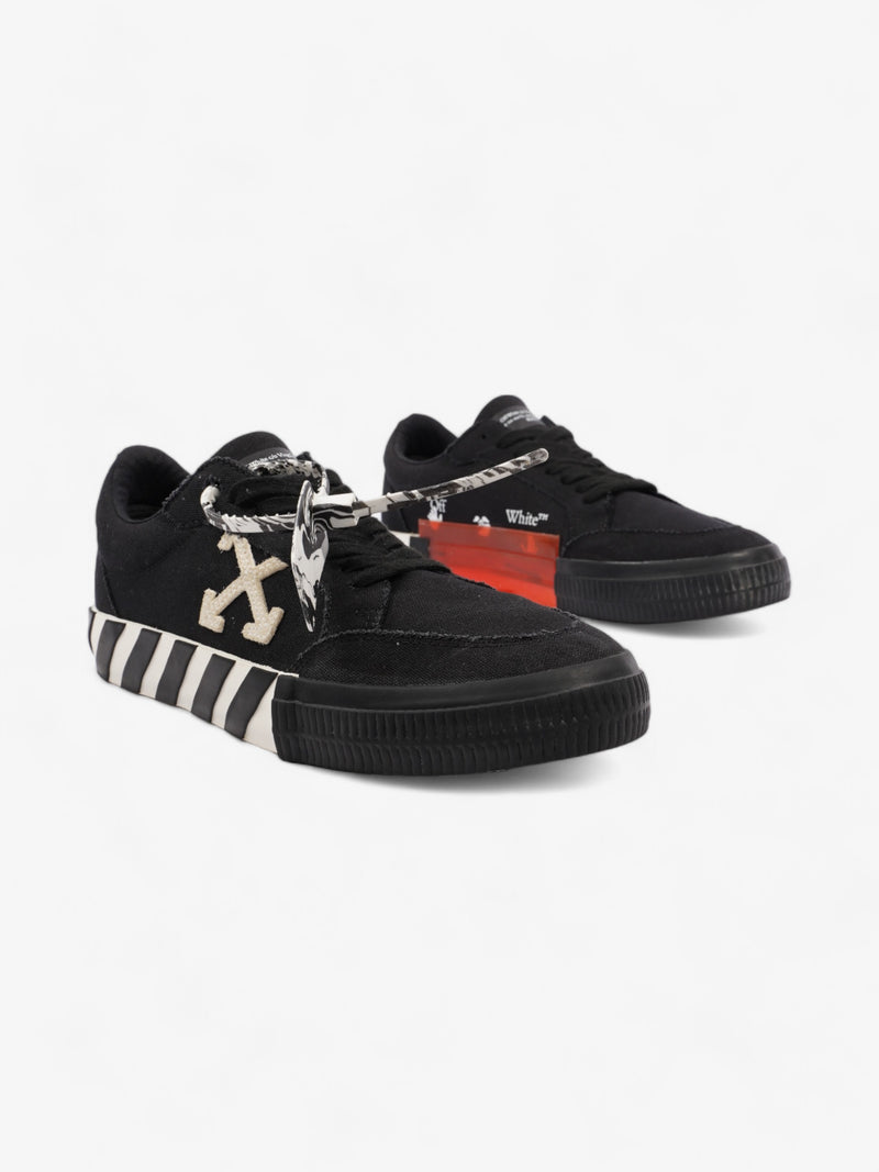  Off White Low Vulcanised Black / White / Red Canvas EU 41 UK 8