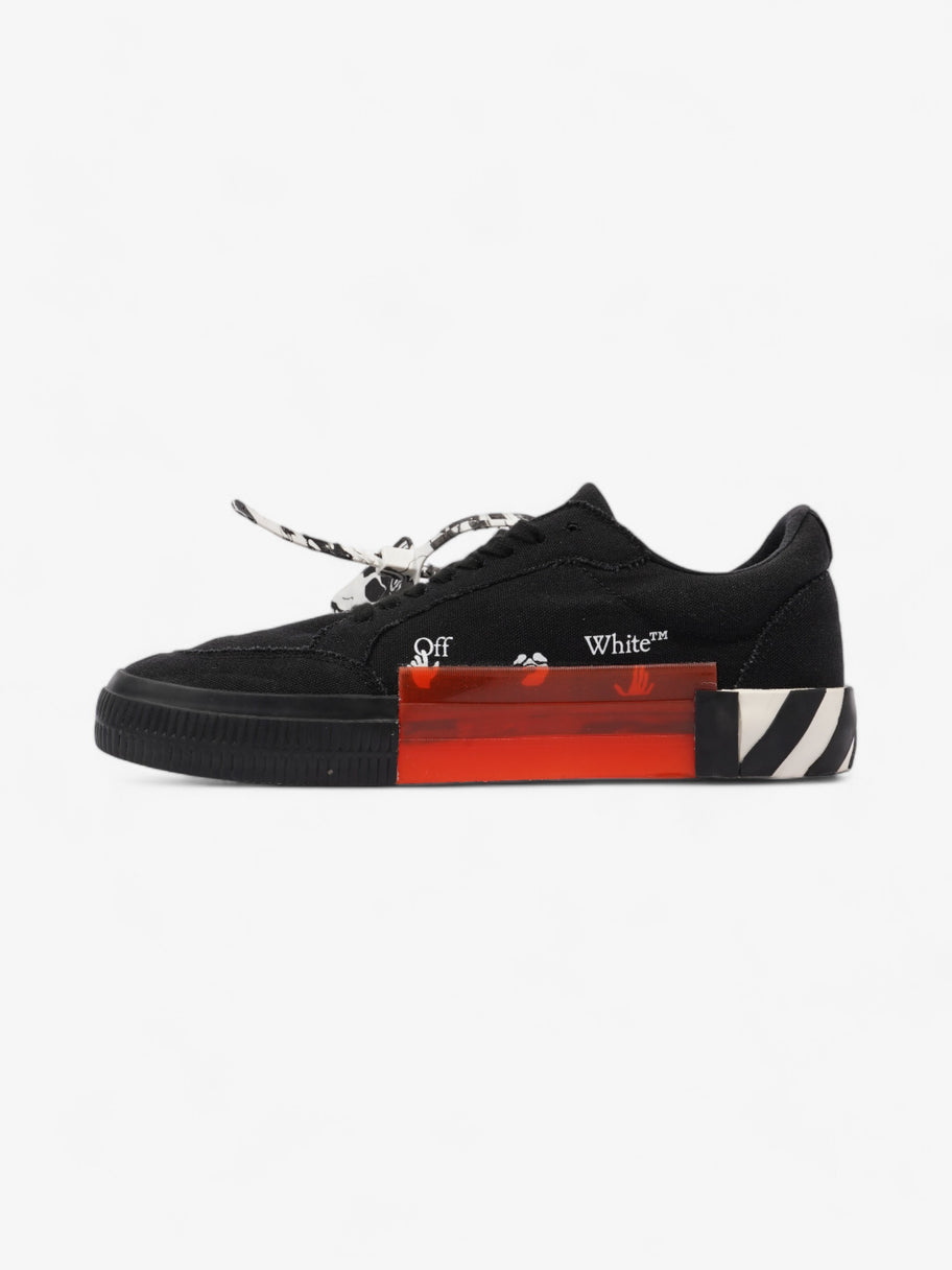 Off White Low Vulcanised Black / White / Red Canvas EU 41 UK 8 Image 3