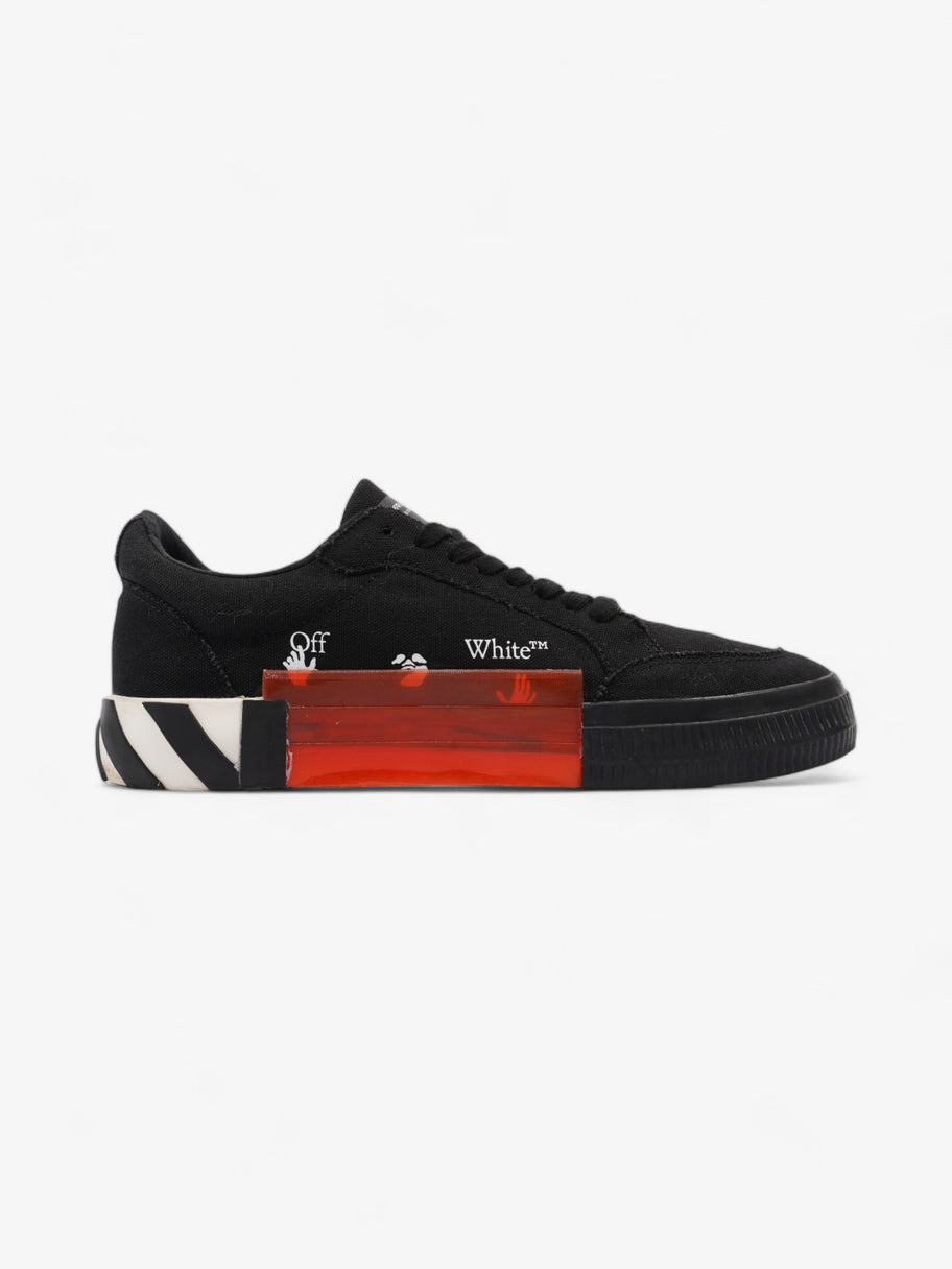 Off White Low Vulcanised Black / White / Red Canvas EU 41 UK 8 Image 4