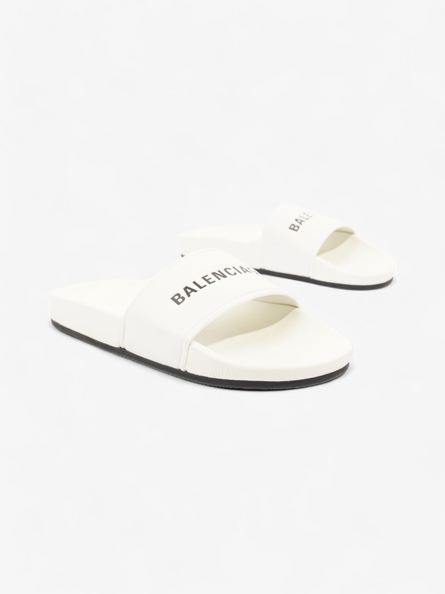 Balenciaga Pool Slides White Rubber EU 38 UK 5 Image 2