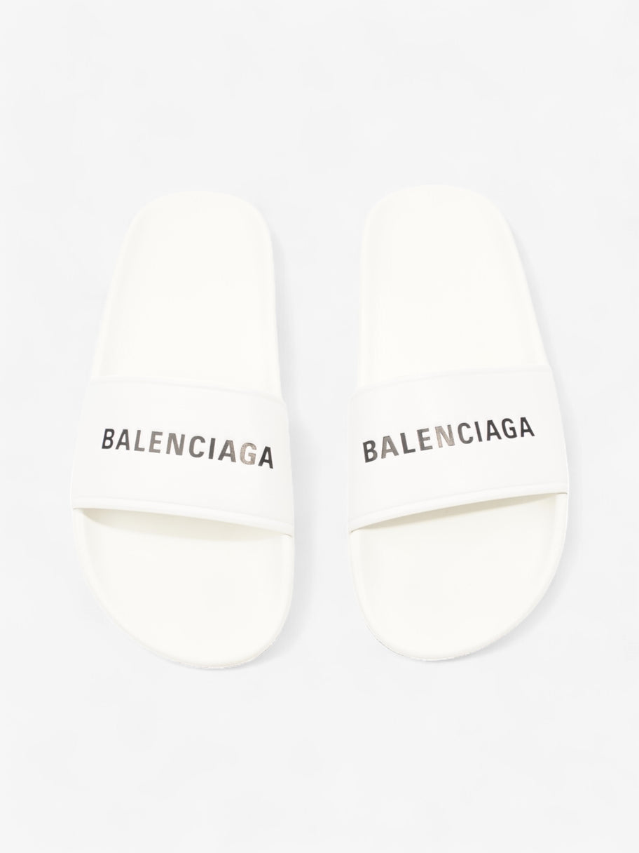 Balenciaga Pool Slides White Rubber EU 38 UK 5 Image 8