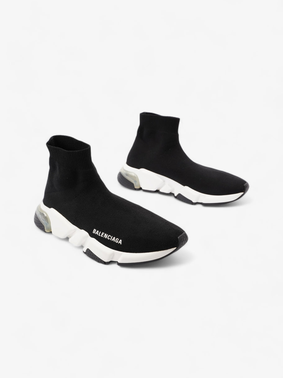 Balenciaga Speed Clear Sole Black / White Cotton EU 38 UK 5 Image 2