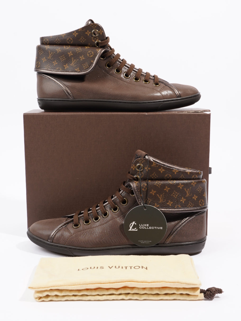 Louis Vuitton Brea Fold Over High-tops  Brown / Brown Monogram Canvas EU 37.5 UK 4.5 Image 10