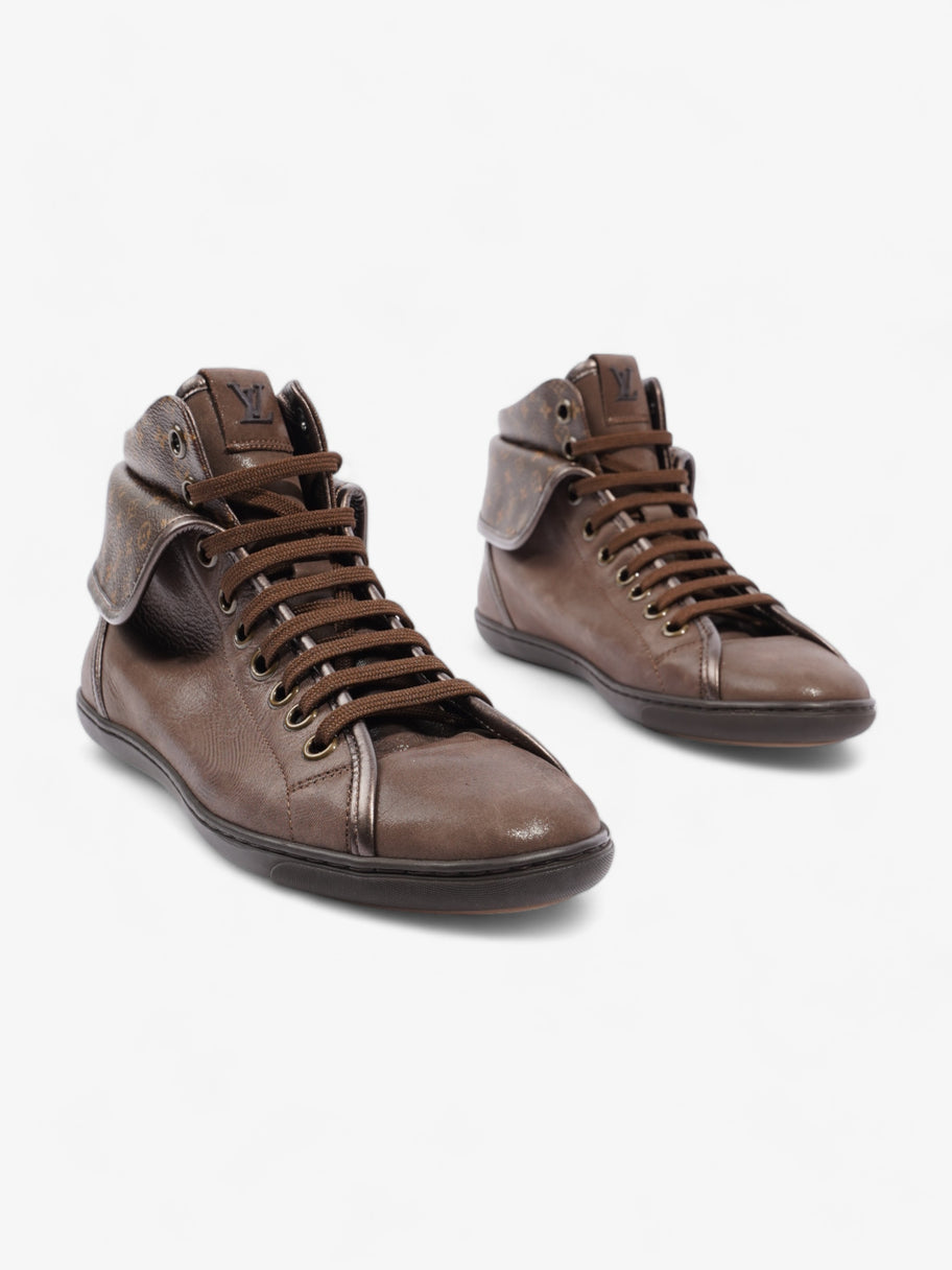 Louis Vuitton Brea Fold Over High-tops  Brown / Brown Monogram Canvas EU 37.5 UK 4.5 Image 2