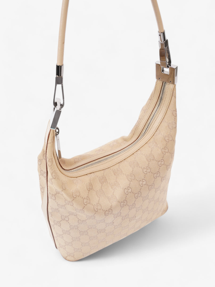 Gucci Hobo Beige GG Supreme Canvas Image 6