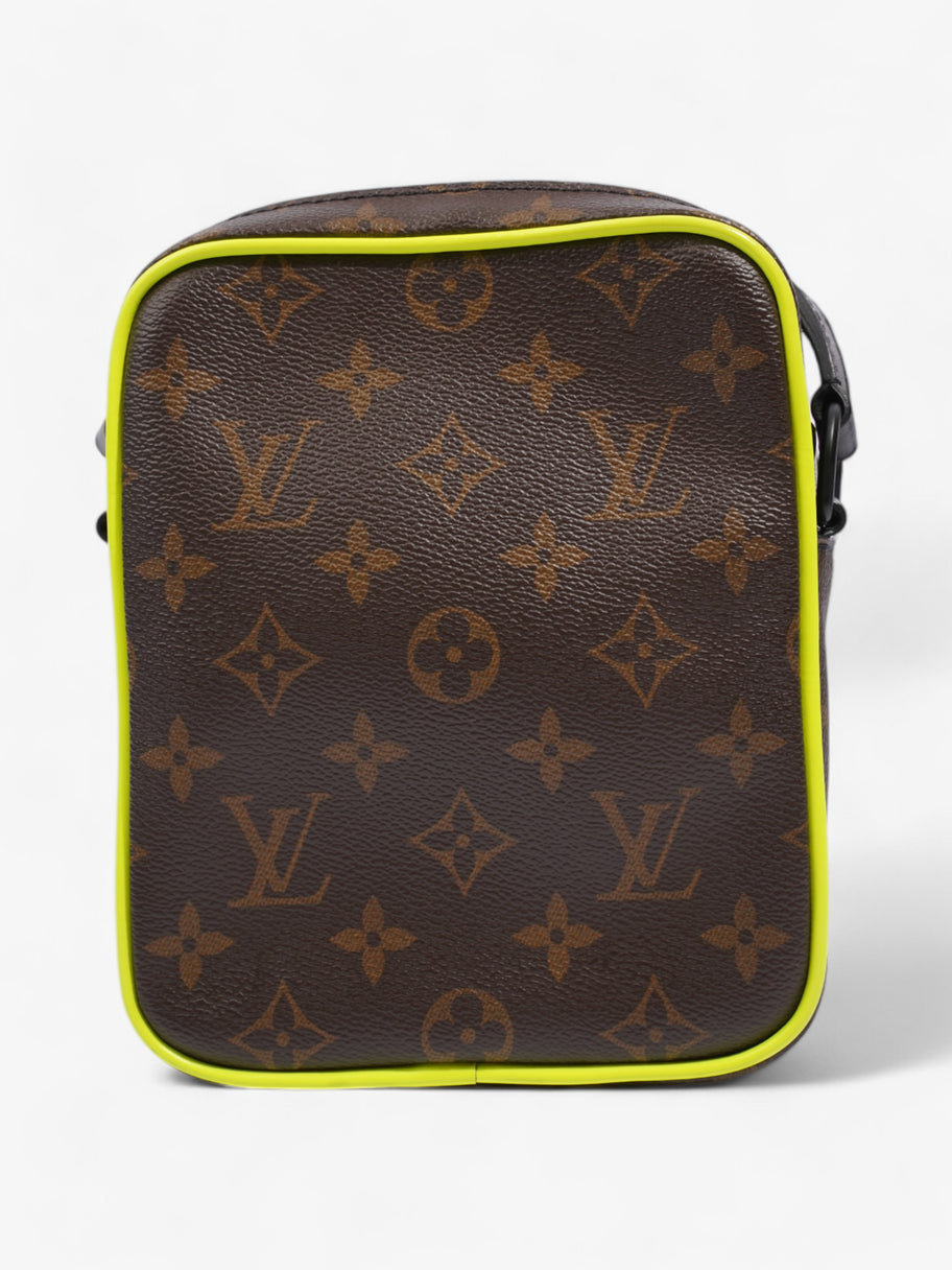 Louis Vuitton Christopher Messenger Monogram / Black / Flourescent Yellow Coated Canvas Image 4