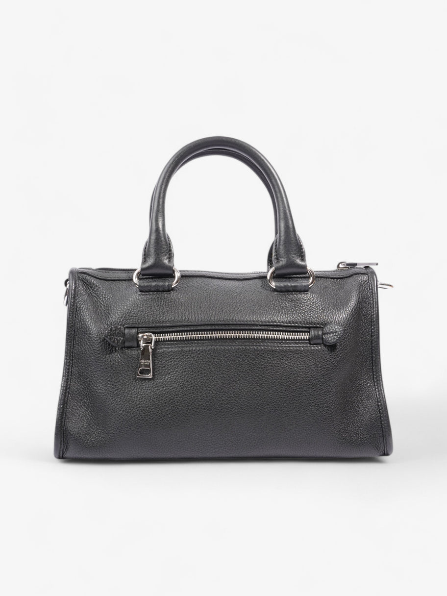 Prada Tote Black Leather Image 4