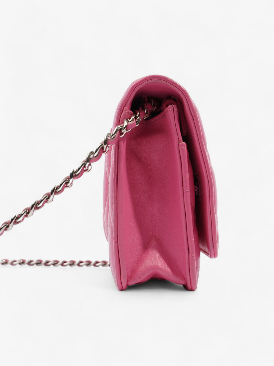 Chanel Wallet On Chain Pink Caviar Leather Image 5