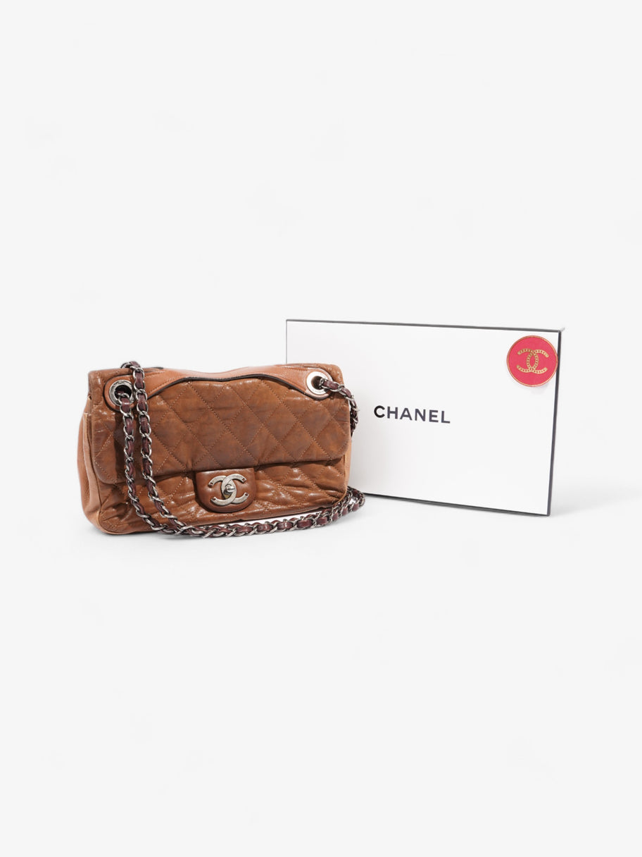 Chanel In The Mix Flap Brown Calfskin Leather Medium Image 9