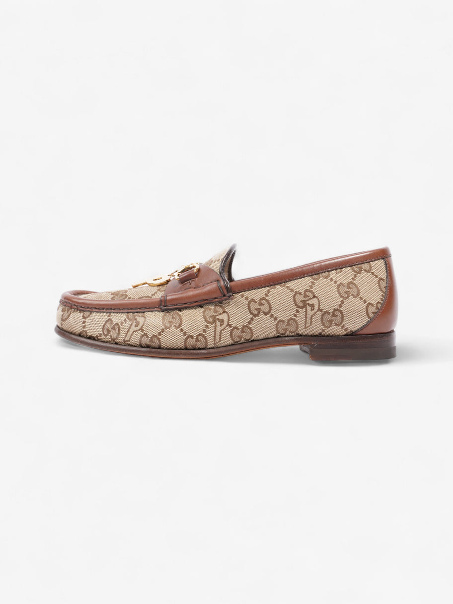 Gucci x Palace Horsebit P Charm Loafer GG Supreme / Brown Canvas EU 35.5 UK 2.5 Image 5