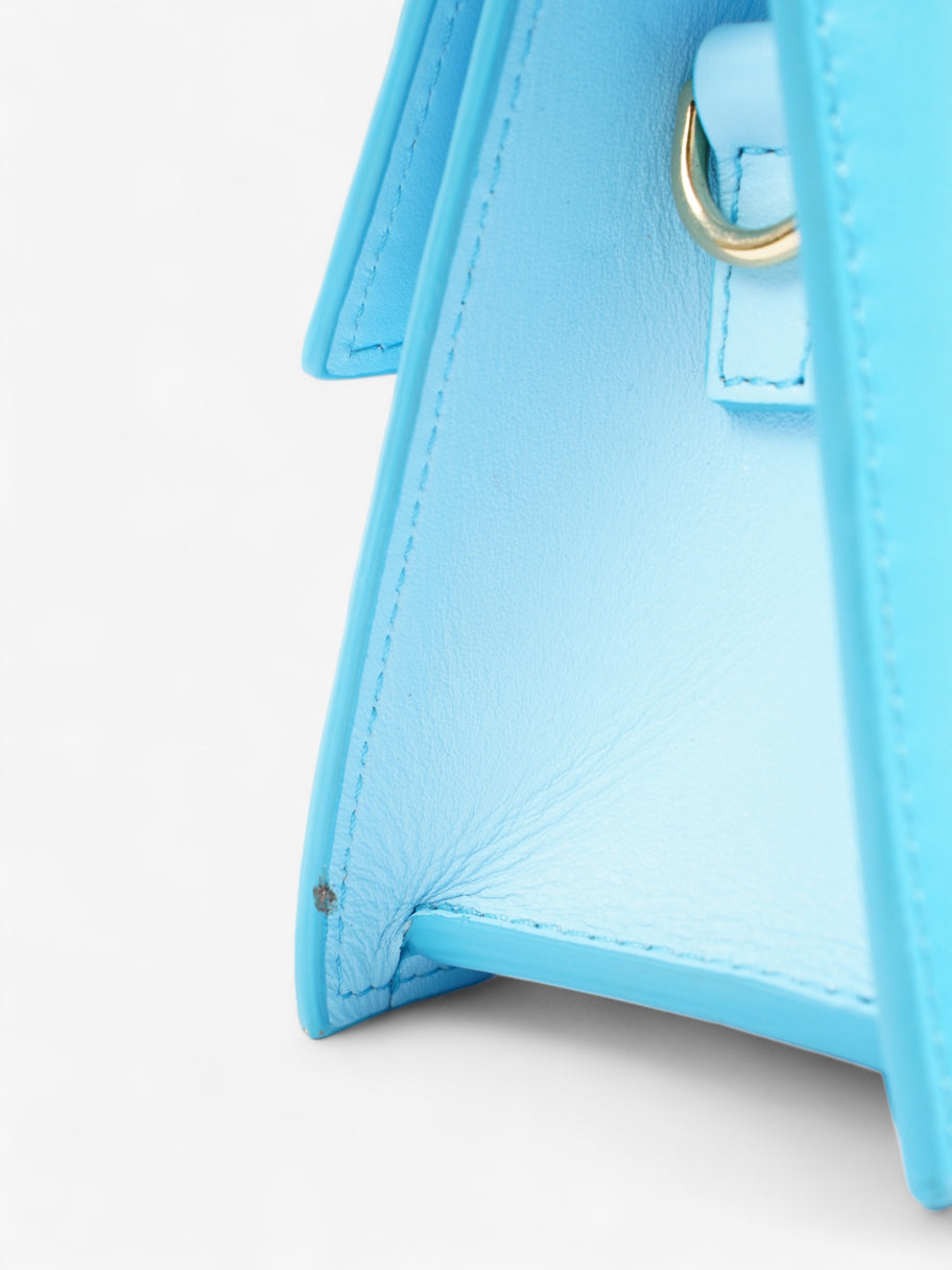 Jacquemus Le Chiquito Noeud Faded Light Blue  Leather Image 7