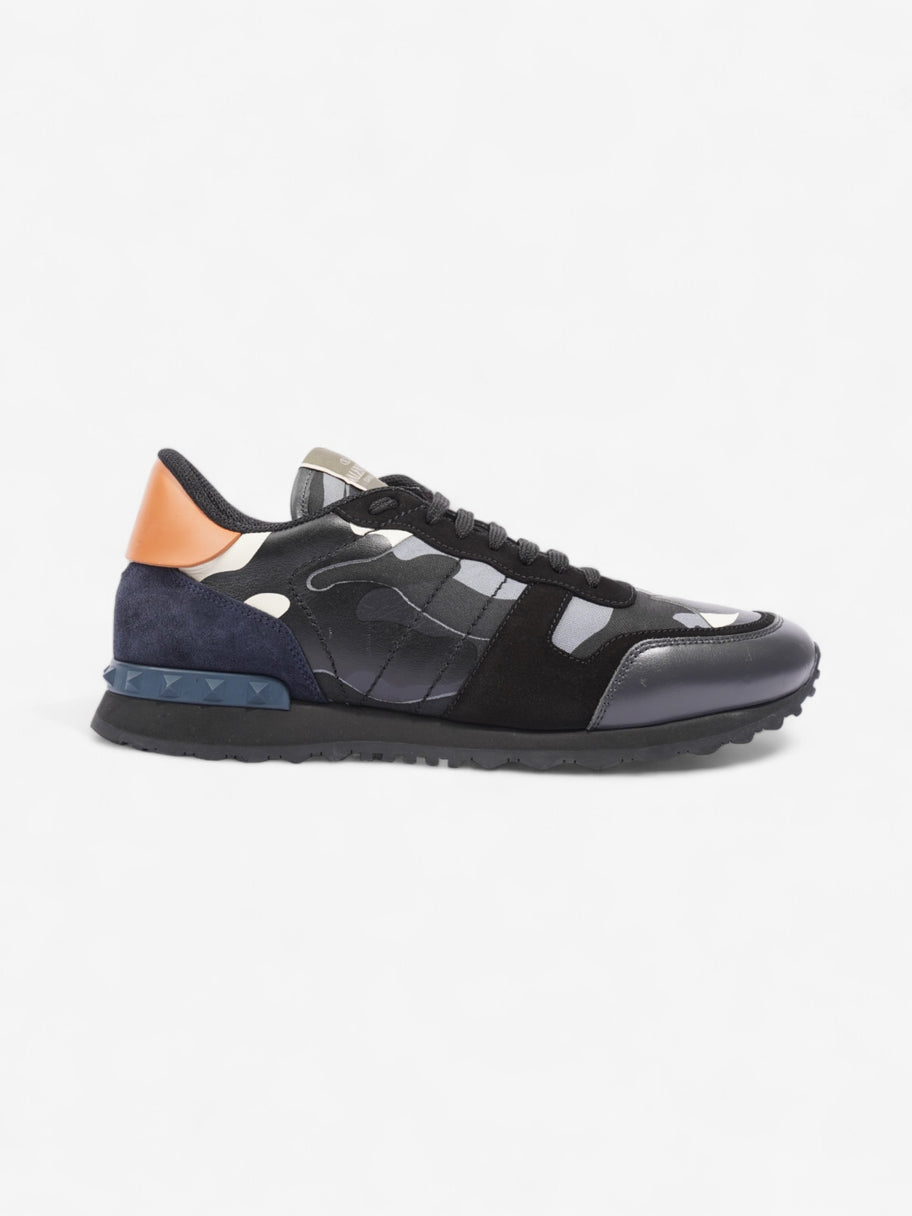 Valentino Rockrunner Black / Navy Blue / Orange Leather EU 44 UK 10 Image 1