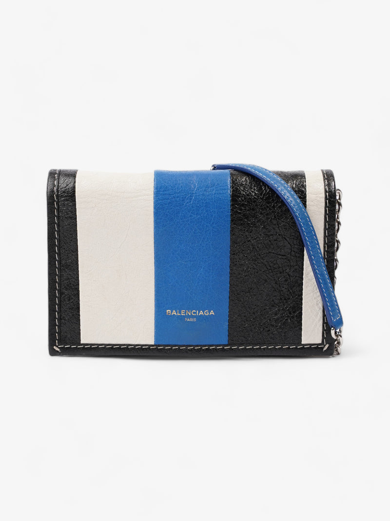  Balenciaga Agneau Arena Black / White / Blue Leather