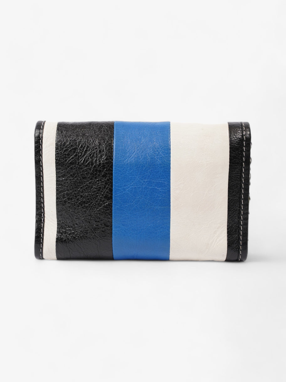 Balenciaga Agneau Arena Black / White / Blue Leather Image 4