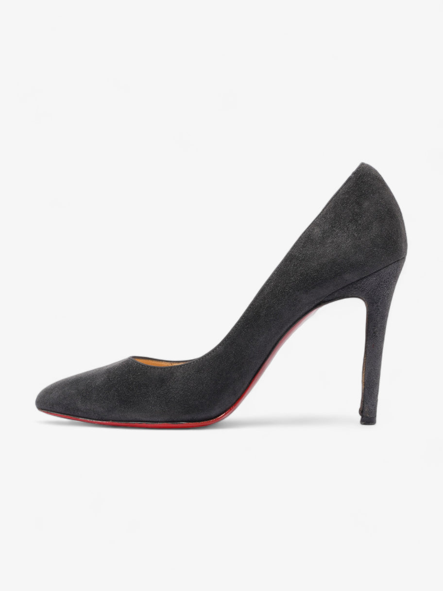 Christian Louboutin Pigalle 100 100mm Grey Suede EU 36.5 UK 3.5 Image 3