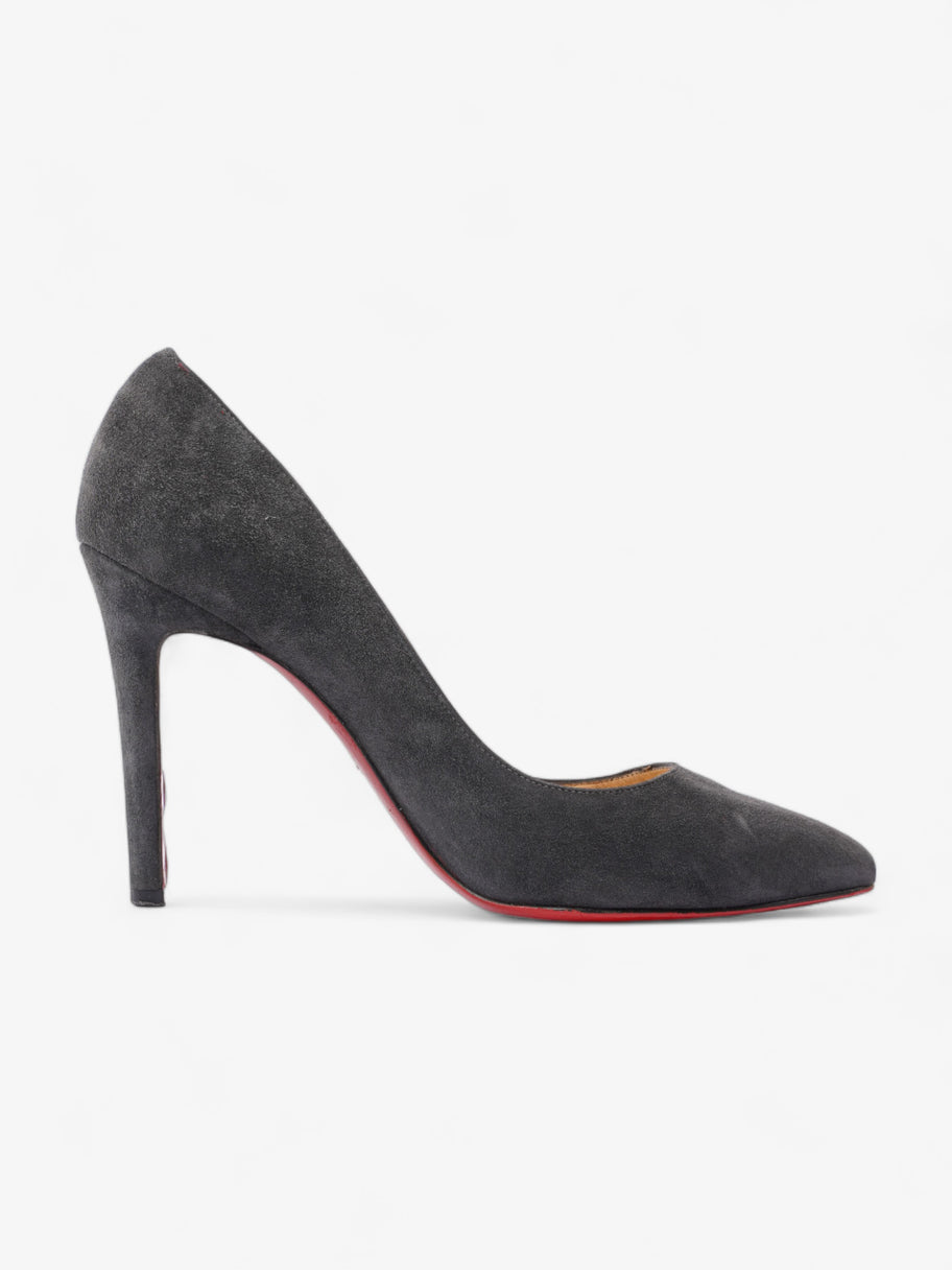 Christian Louboutin Pigalle 100 100mm Grey Suede EU 36.5 UK 3.5 Image 4