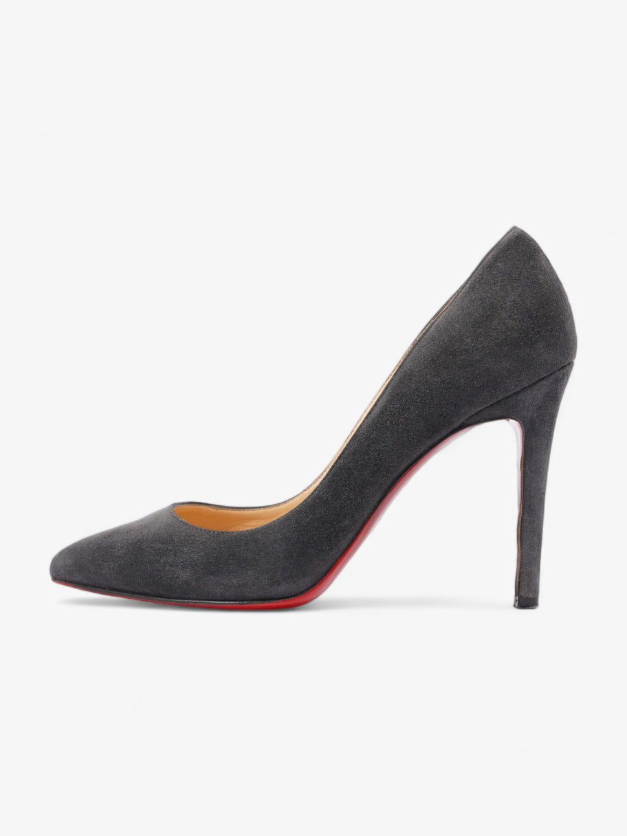 Christian Louboutin Pigalle 100 100mm Grey Suede EU 36.5 UK 3.5 Image 5