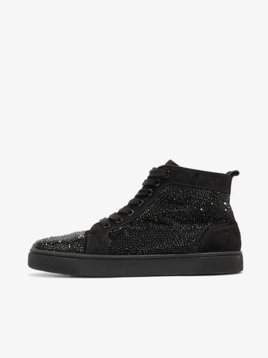 Christian Louboutin Louis Strass High-tops Black Sequin EU 39 UK 6 Image 5