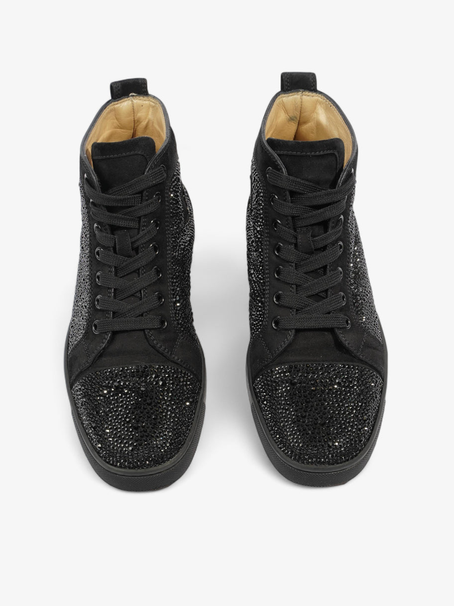 Christian Louboutin Louis Strass High-tops Black Sequin EU 39 UK 6 Image 8