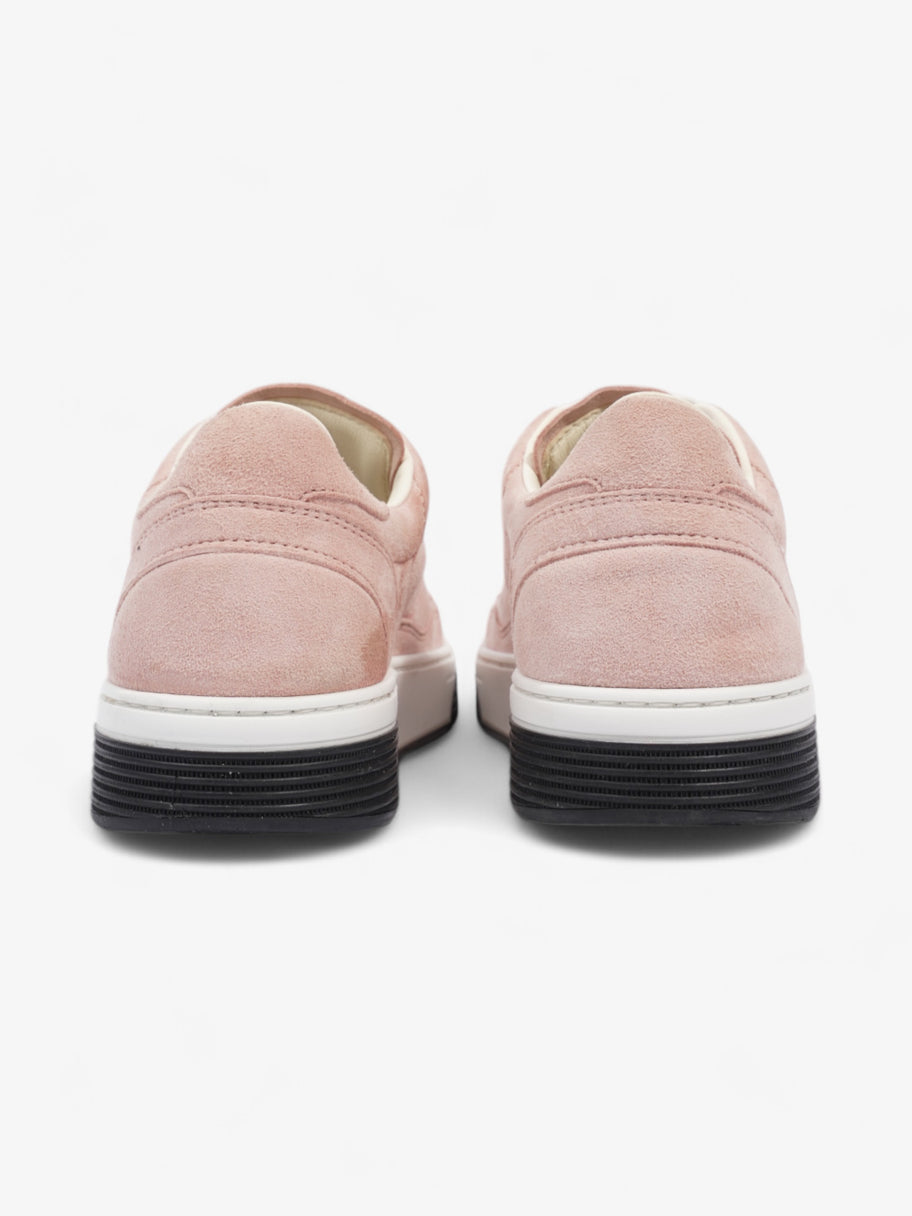 Chanel Interlocking CC Sneakers Pink Suede EU 37 UK 4 Image 6