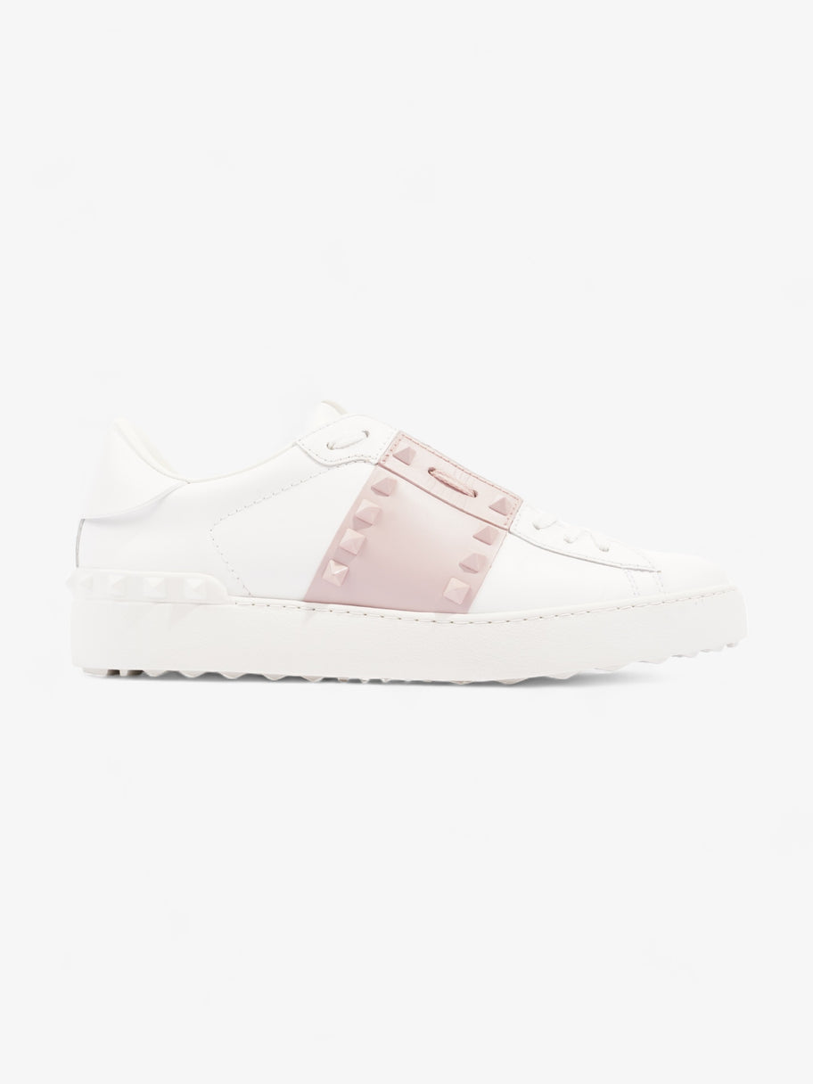 Open Rockstud Sneakers White / Pink Leather EU 40.7 UK 7.5 Image 1