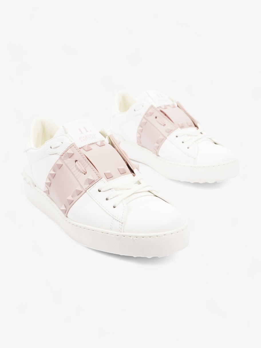 Open Rockstud Sneakers White / Pink Leather EU 40.7 UK 7.5 Image 2