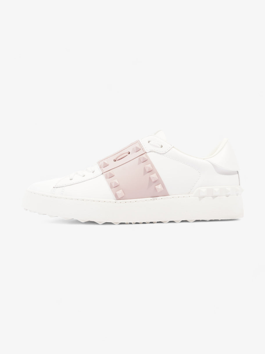 Open Rockstud Sneakers White / Pink Leather EU 40.7 UK 7.5 Image 5