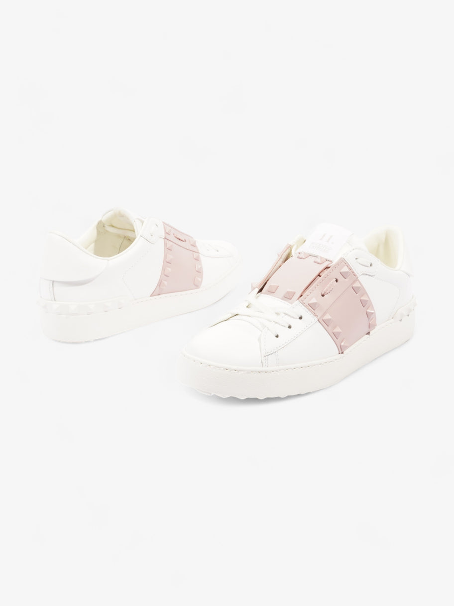 Open Rockstud Sneakers White / Pink Leather EU 40.7 UK 7.5 Image 9