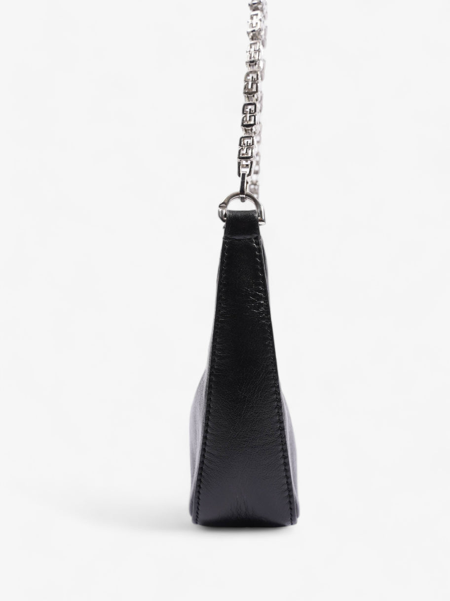 Givenchy Moon Cut Out Mini Black Leather Image 6