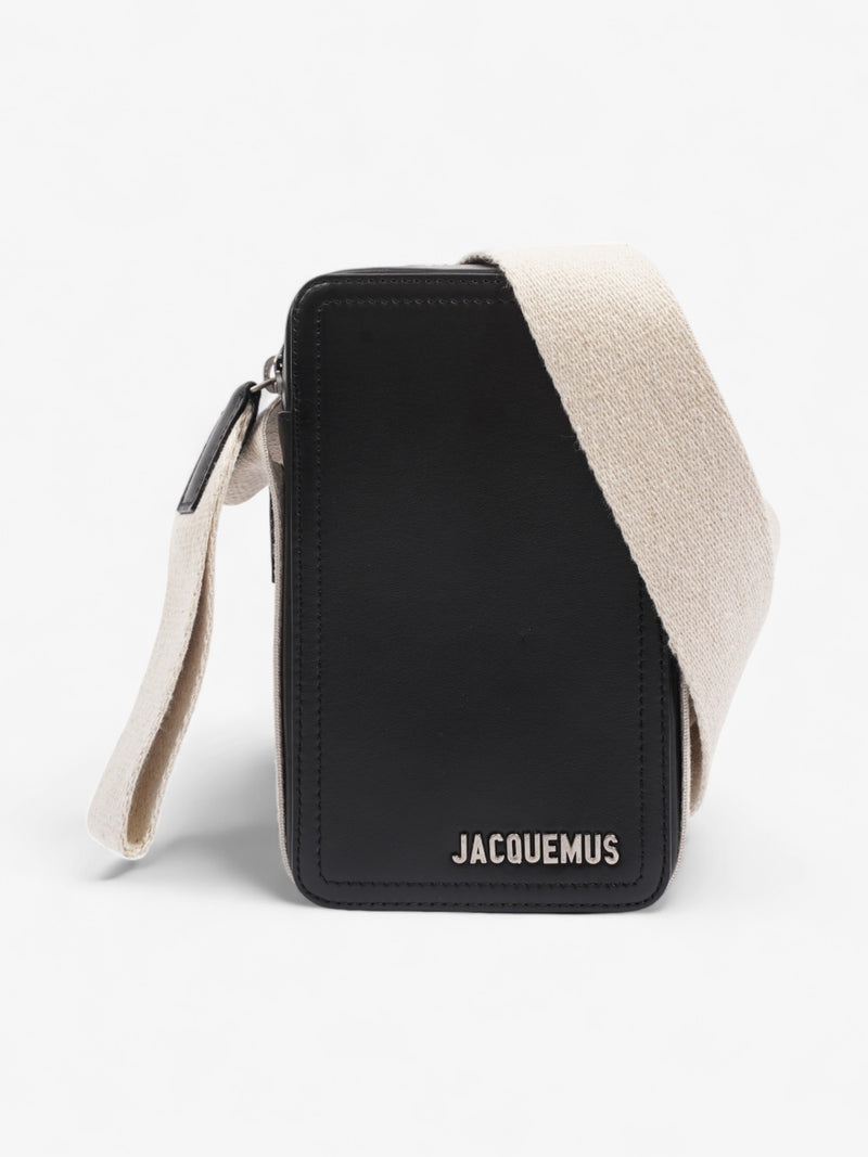  Jacquemus Le Cuerda Vertical Black Leather