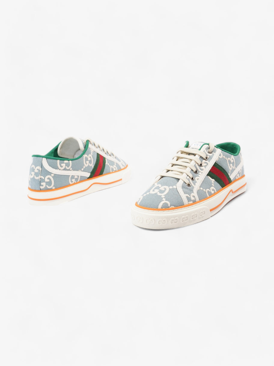 Gucci Tennis 1977 Light Blue / Orange Canvas EU 41 UK 8 Image 9