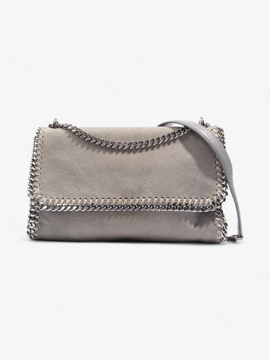 Stella McCartney Falabella Flap Grey Leather Image 1